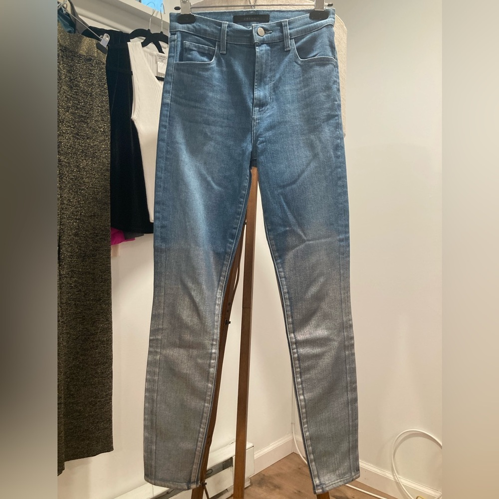 J brand iridescent/metallic ombré jeans